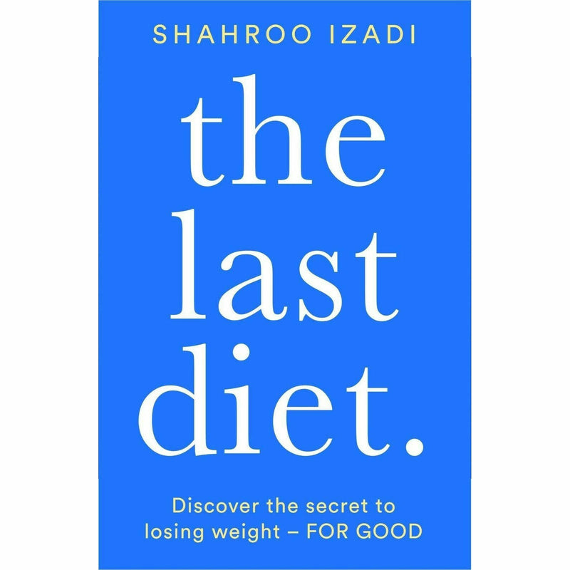 Three paperback books from The Last Diet collection by Iota, featuring guides on fast metabolism and beginner diet strategies.