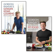 Gordon Ramsay's Ultimate 2 Books Collection set by The Book Bundle, hardcover non-fiction cookbooks with images and text on the covers.