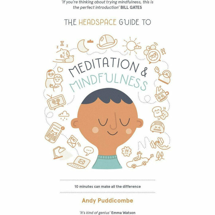The Upside Of Stress, Headspace Guide To Meditation And Mindfulness, Meditation For Fidgety Skeptics, 10% Happier 4 Books Collection Set - The Book Bundle