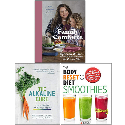 Family Comforts, The Alkaline Cure, The Body Reset Diet Smoothies 3 Books Collection Set - The Book Bundle