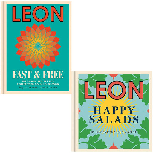 Leon Fast And Free, Happy Salads 2 Books Collection Set - The Book Bundle