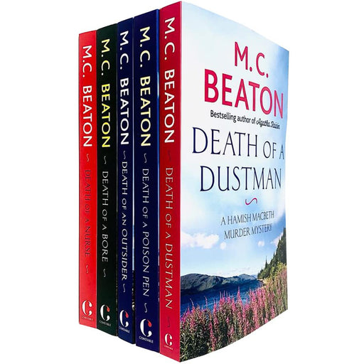 M C Beaton Hamish Macbeth Series 2 Collection 5 Books Set - The Book Bundle