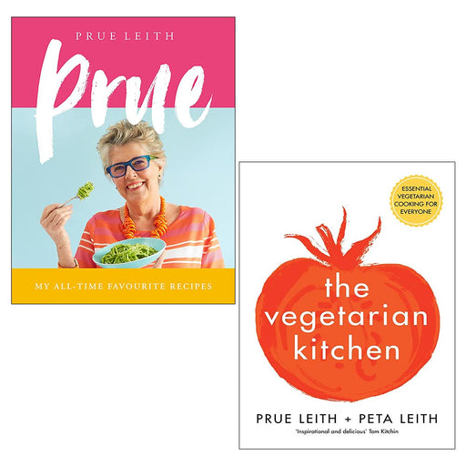 Prue Leith 2 Books Collection Set (The Vegetarian Kitchen, Prue: My All-time Favourite Recipes) - The Book Bundle