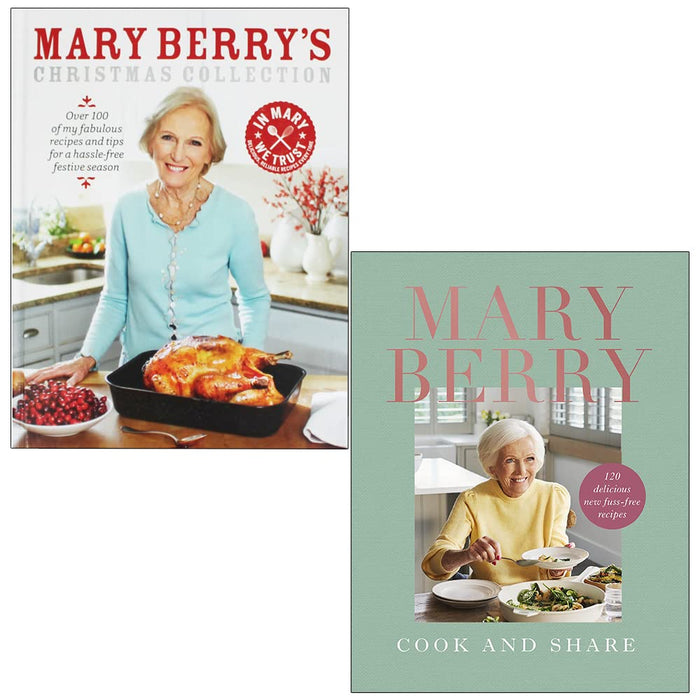 Mary Berry 2 Books Collection Set (Mary Berrys Christmas Collection ...