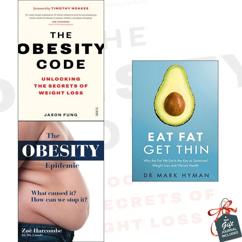 Obesity Code, The Obesity Epidemic and Eat Fat Get Thin 3 Books Bundle - The Book Bundle