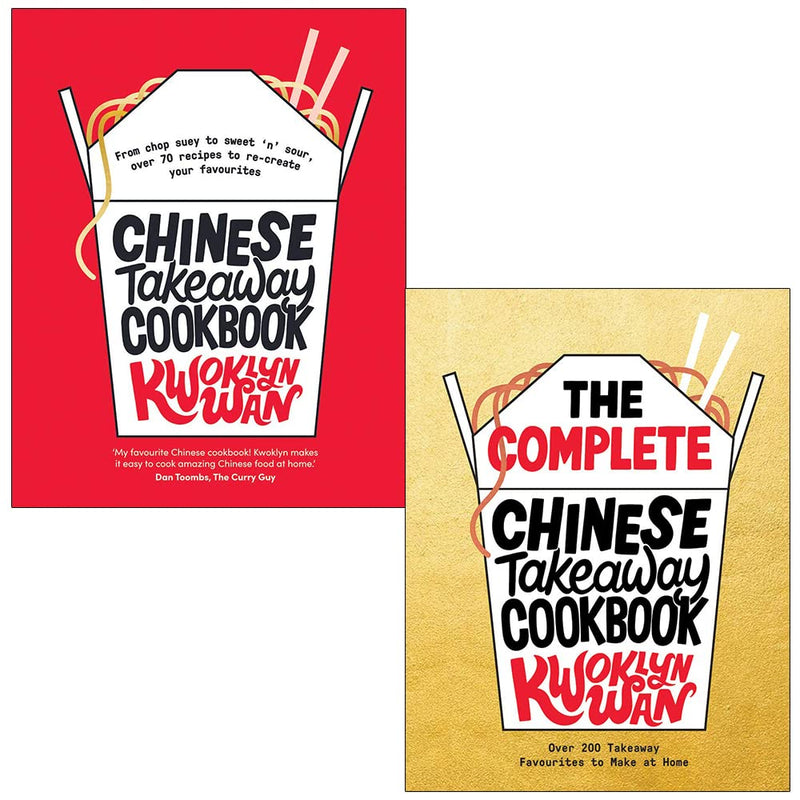 Kwoklyn Wan Collection 2 Books Set (Chinese Takeaway Cookbook, The Complete Chinese Takeaway Cookbook - The Book Bundle