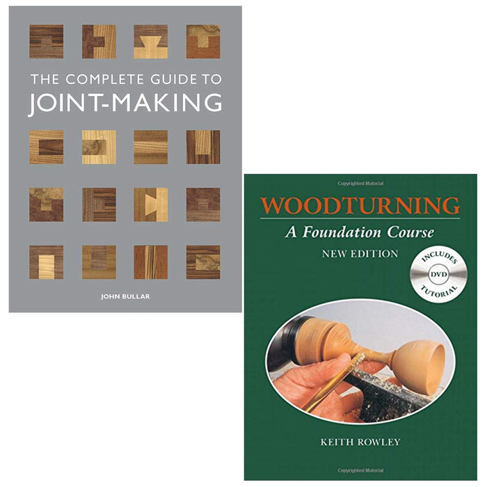 Complete Guide to Joint-making, Woodturning 2 Books Collection Set - The Book Bundle