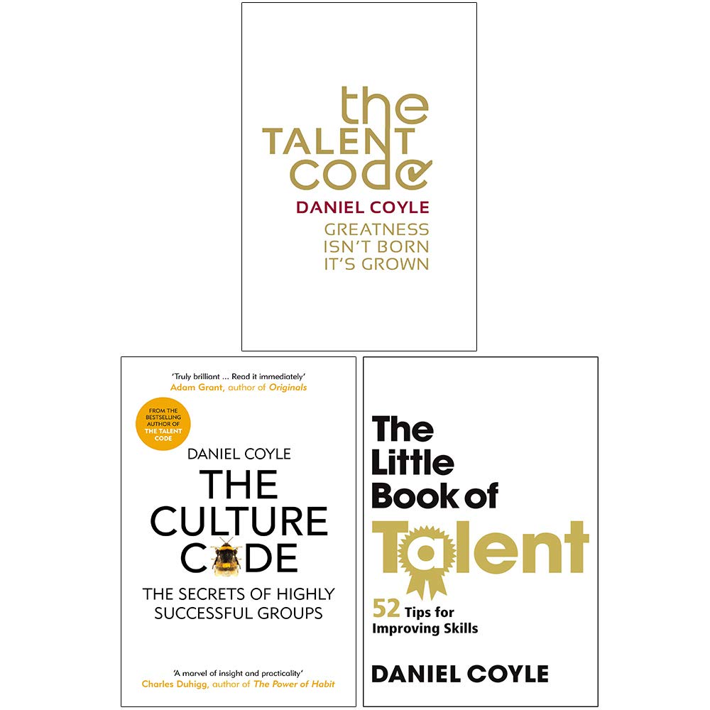 The Talent Code, The Culture Code 3-Book Collection Set by Daniel Coyl ...