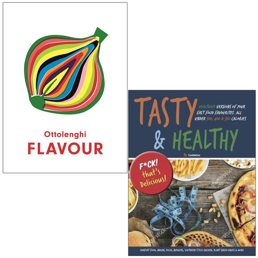 Ottolenghi Flavour & Tasty & Healthy F*ck That's Delicious 2 Books Collection Set - The Book Bundle