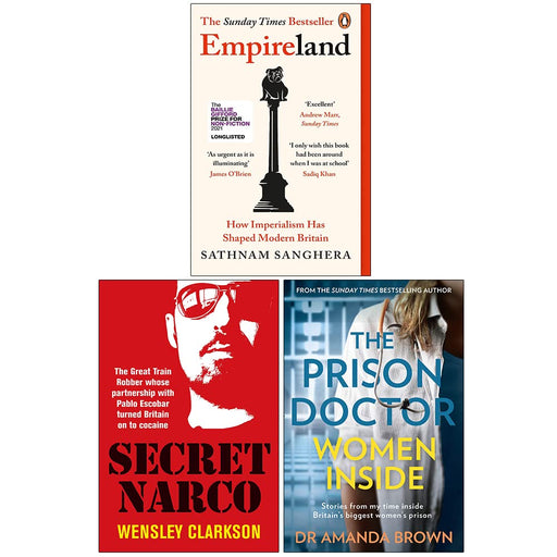 Empireland, Secret Narco, The Prison Doctor 3 Books Collection Set - The Book Bundle
