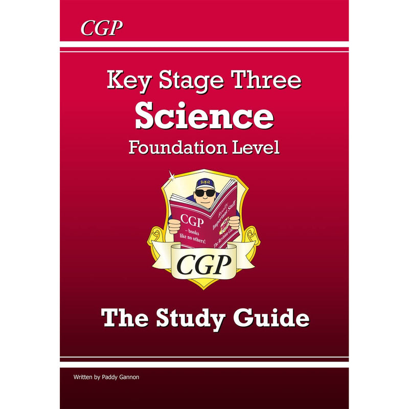 CGP KS3 Study Guides 4 Books Collection Set (English, Maths, Science) - The Book Bundle