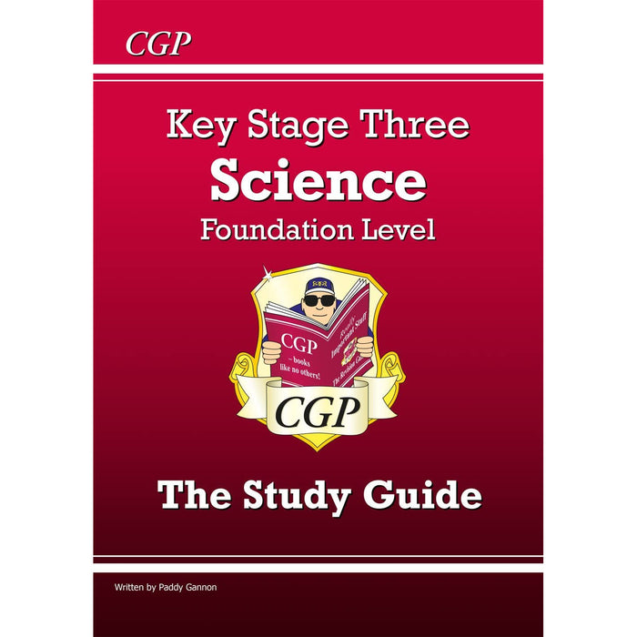 CGP KS3 Study Guides 4 Books Collection Set (English, Maths, Science ...