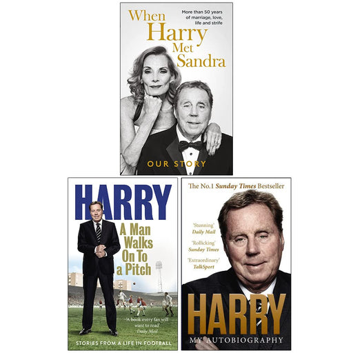 Harry Redknapp Collection 3 Books Set (A Man Walks On To a Pitch) - The Book Bundle