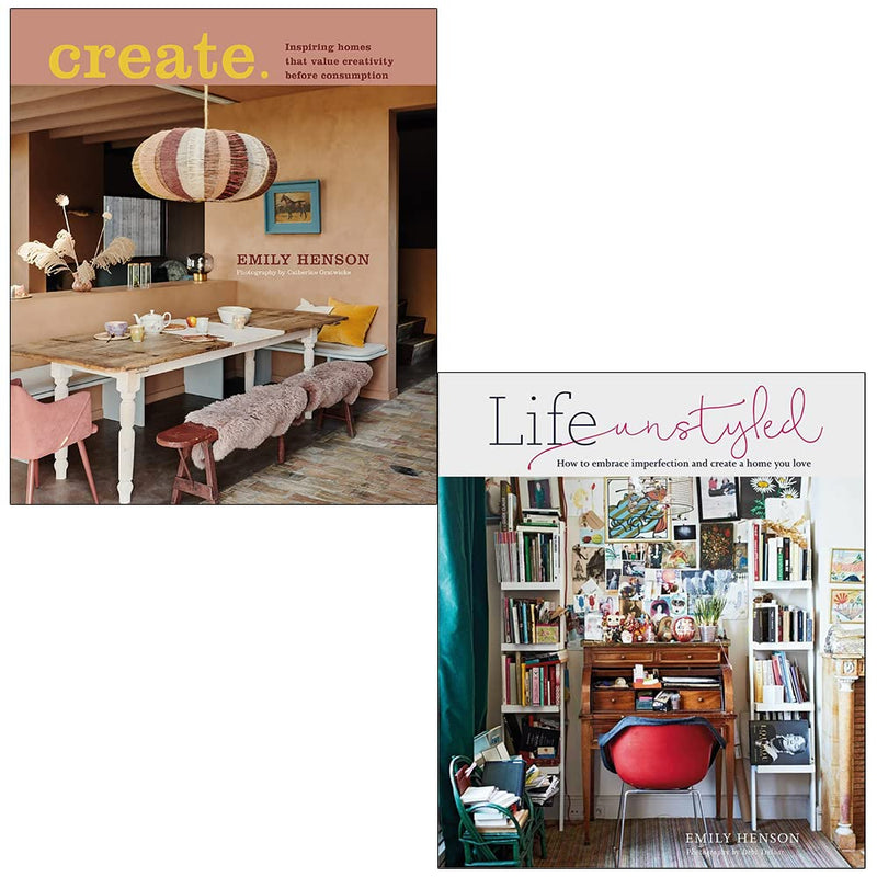 Emily Henson Collection two books set by Ryland Peters & Small, featuring inspiring home decor and lifestyle ideas.