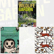 Black Swan book set by John Lewis-Stempel featuring The Wildlife Garden, Meadowland, and The Running Hare, non-fiction collection.