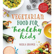 Set of three books on vegetarian and healthy kid recipes, featuring slow cooker diets, by Nicola Graimes and Iota Publishing.