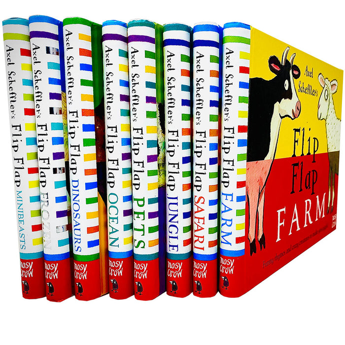 Axel Scheffler's Complete Flip Flap Series 8 Books Collection Set - The Book Bundle