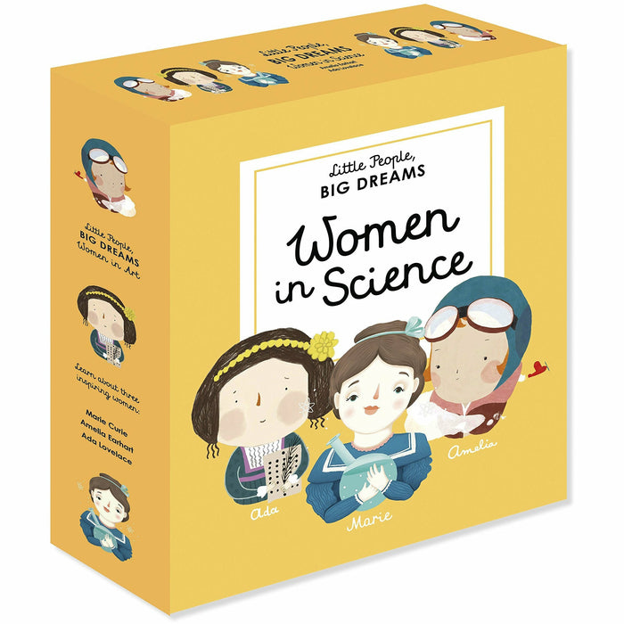 Little People, Big Dreams: Women in Art & Women in Science by Isabel Sanchez Vegara 6 Books Collection Box Set - The Book Bundle