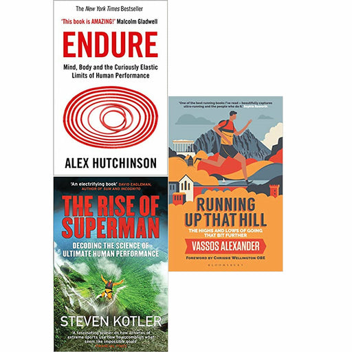 Endure: Mind, Body, The Rise of Superman, Running Up That Hill 3 Books Set - The Book Bundle
