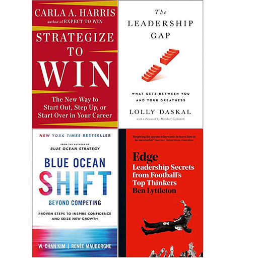 Strategize to Win,Leadership Gap,Blue Ocean Shift,Edge 4 Books Collection Set - The Book Bundle