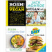 BOSH! How to Live Vegan, Vegan (ish), Vegan Longevity Diet, Super Easy One Pound Family Meals 4 Books Set By Henry Firth - The Book Bundle