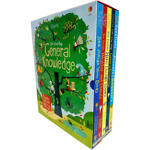 An Usborne Lift -The-Flap General Knowledge 5 Books Collection Box Set - The Book Bundle