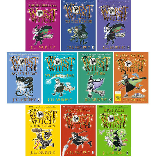 Worst witch series 10 books collection set by jill murphy - The Book Bundle