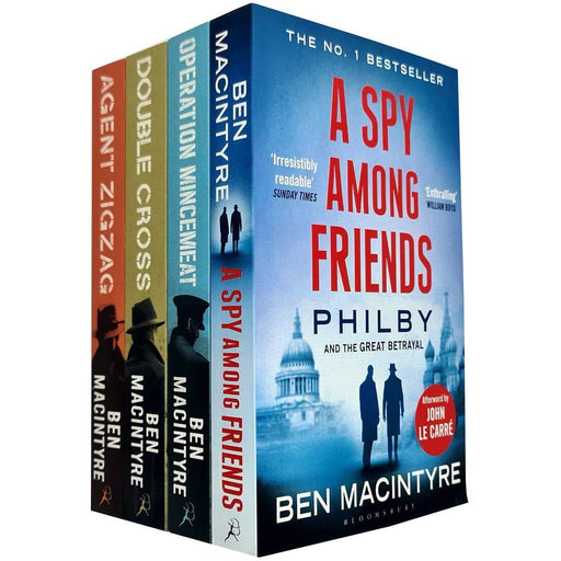 Ben Macintyre Collection 4 Books Set (Agent Zigzag, A Spy Among Friends, Double Cross, Operation Mincemeat) - The Book Bundle