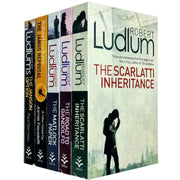 Robert Ludlum Collection 5 Books Set (The Scarlatti Inheritance, The Road to Gandolfo, The Matlock Paper, The Janus Reprisal, The Janson Option) - The Book Bundle