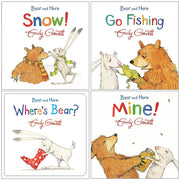 Bear and Hare Series 4 Books Collection Set By Emily Gravett (Bear and Hare : Mine!, Bear and Hare : Where's Bear?) - The Book Bundle