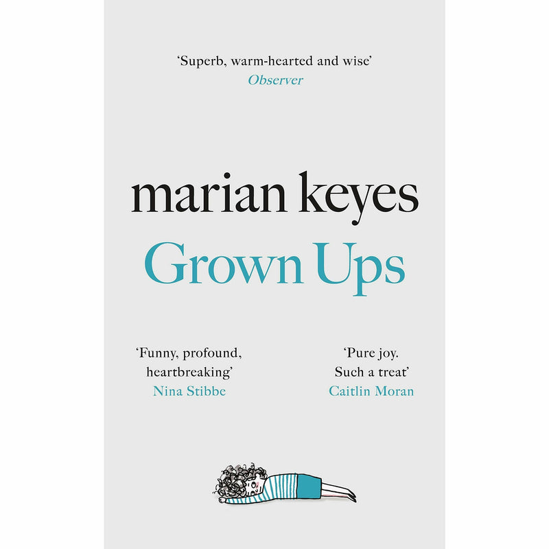 Collection of fiction books including Where the Crawdads Sing, The Flatshare, and Grown Ups 3 by Marian Keyes, Beth O'Leary, and Delia Owens.