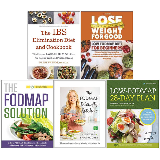 Ibs Elimination, Low Fodmap Diet, Fodmap Solution, The Fodmap,Low Fodmap 5 Books Collection Set - The Book Bundle
