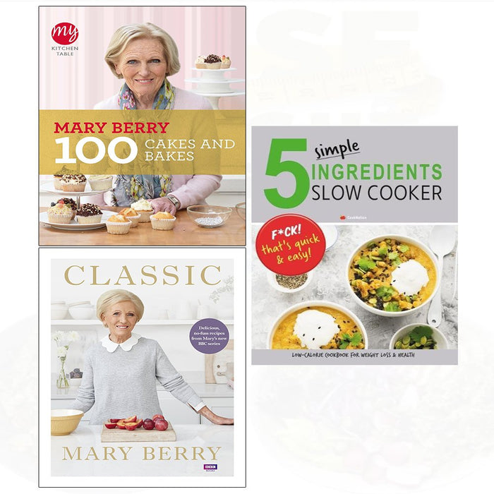Classic[Hardcover], My Kitchen Table, 5 Simple Ingredients Slow Cooker 3 Books Collection Set - The Book Bundle