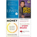 No Limits John Maxwell [Hardcover], Rich Dad Poor Dad, Money Know More Make More Give ,Building a StoryBrand 4 Books Collection Set - The Book Bundle