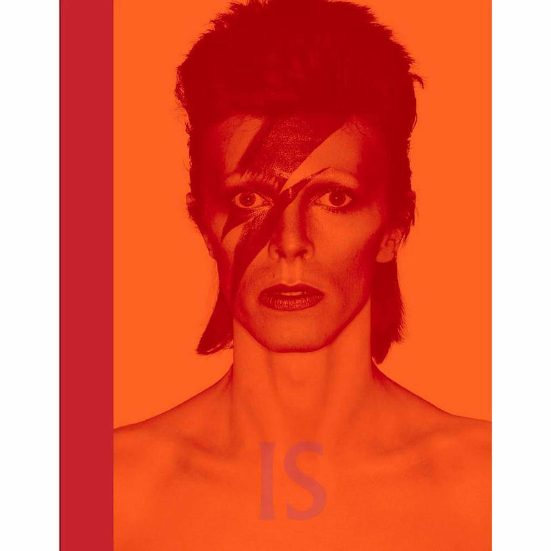 Hardcover David Bowie Is exhibition catalogue by V & A Publications, featuring images of Bowie’s art and music collections.