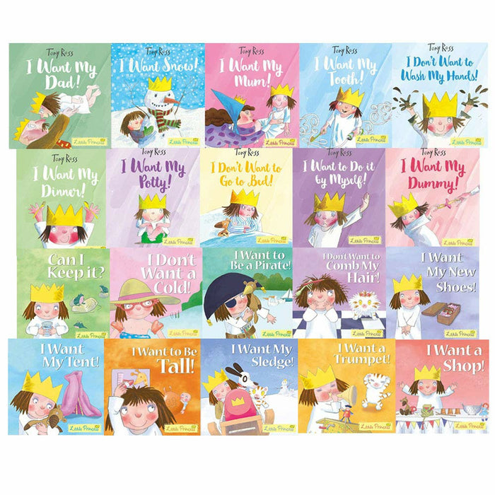 Little Princess Big Bookshelf Collection 20 Children's Books Set By Tony Ross - The Book Bundle