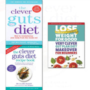 Set of three paperback books from The Clever Guts Diet collection by Dr. Michael Mosley, featuring covers of the non-fiction health guide series.