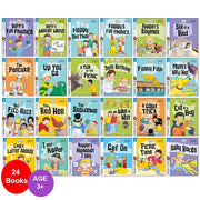 Biff, Chip, and Kipper Stage 1 collection of 24 paperback fiction books by Roderick Hunt, suitable for early readers.