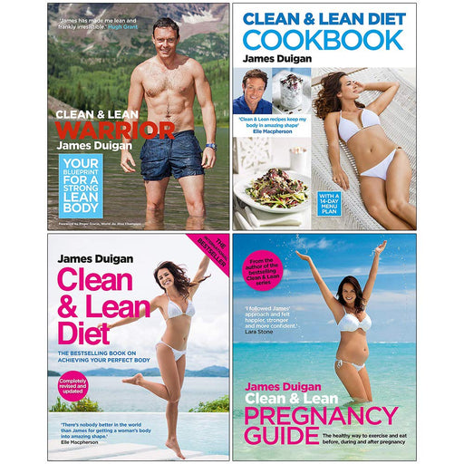 James Duigan Clean and Lean Collection 4 Books Set - The Book Bundle