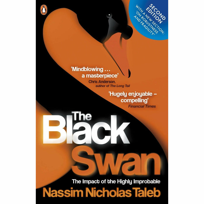 The Black Swan The Impact of the Highly Improbable, Billion Dollar Whale, The Book With No Pictures 3 Books Collection Set - The Book Bundle