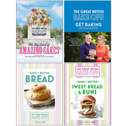 The Great British Bake Off The Big Book of Amazing Cakes, Get Baking for Friends and Family, Bake It Better Bread 4 Books Collection Set - The Book Bundle