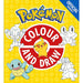 The Official Pokémon Colour and Draw - The Book Bundle