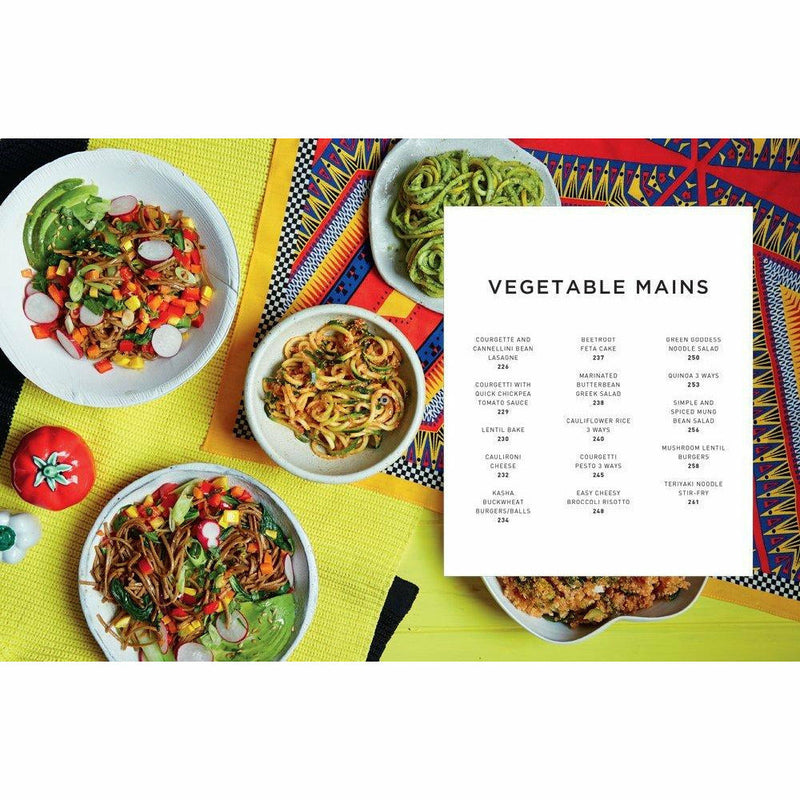 Hardcover book titled "Good + Simple" by Jasmine and Melissa Hemsley on healthy home cooking for gut health.