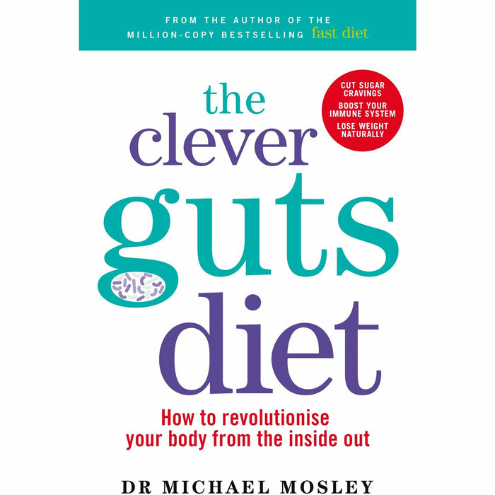 The clever guts diet and Food for a happy gut [hardcover] 2 Books Collection Set - The Book Bundle