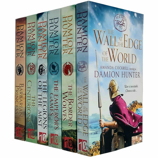 Damion Hunter Collection 6 Books Set (The Wall at the Edge of the World, The Border Wolves) - The Book Bundle