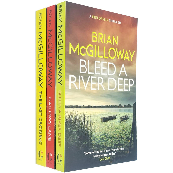 Brian McGilloway Collection 3 Books Set (Bleed a River Deep, Gallows Lane, The Last Crossing) - The Book Bundle