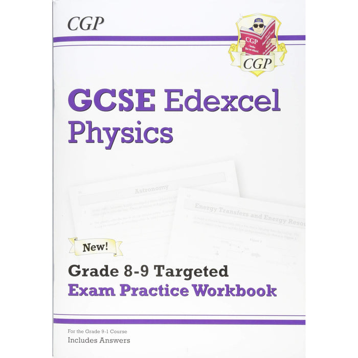 Cgp gcse 9-1 chemistry, biology, physics 3 books collection set- edexcel grade 8-9 targeted exam practice workbook - The Book Bundle