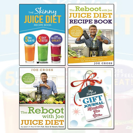 Juice Diet Recipe Book Collection With Gift Journal 3 Books Bundle - The Book Bundle