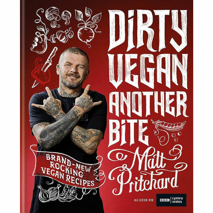 Dirty Vegan Another Bite & Dirty Vegan By Matt Pritchard 2 Books Collection Set - The Book Bundle