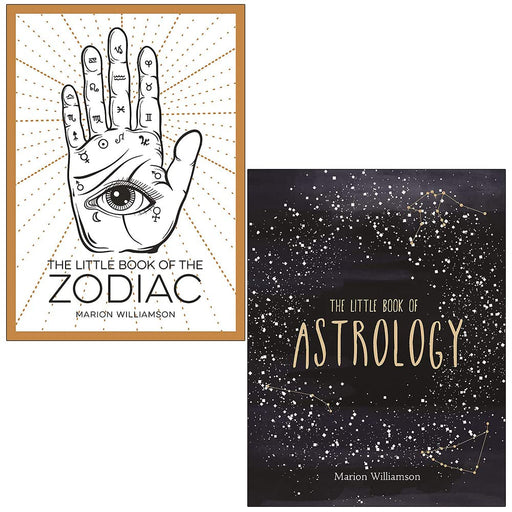 Marion Williamson Collection 2 Books Set (The Little Book of the Zodiac, The Little Book of Astrology) - The Book Bundle
